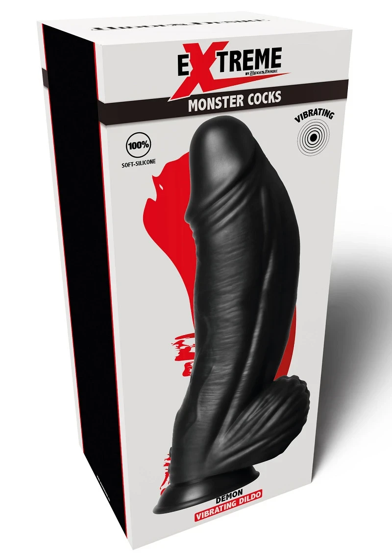 Vibrating Demon Monster Dildo