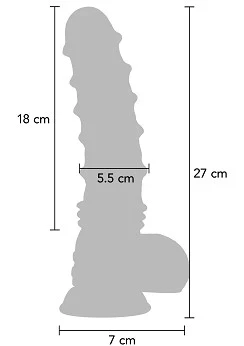 Vibrating Dragon Monster Dildo