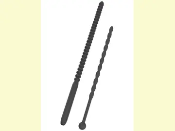 Ribbed Penis Dilator Set 2 pcs