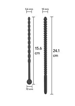 Ribbed Penis Dilator Set 2 pcs