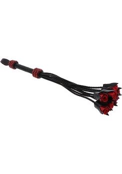 Masters Real Leather Roses Whip