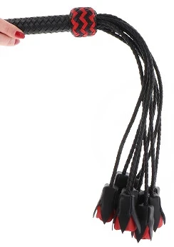 Masters Real Leather Roses Whip