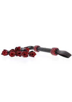 Masters Real Leather Roses Whip