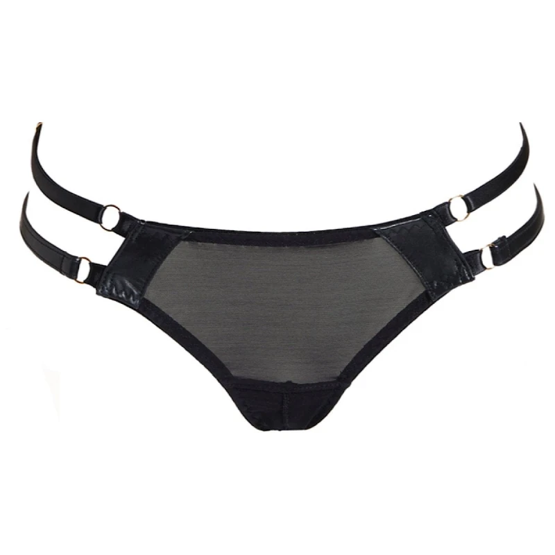 Ouvert Slip Nina aus Leder