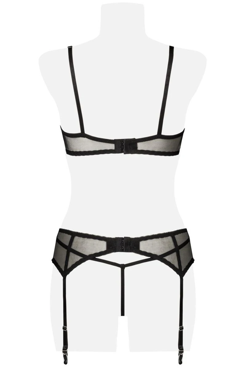 3-teiliges Straps-BH-Set von Grey Velvet