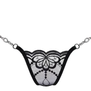 Butterfly in Black - Luxus Micro G-String