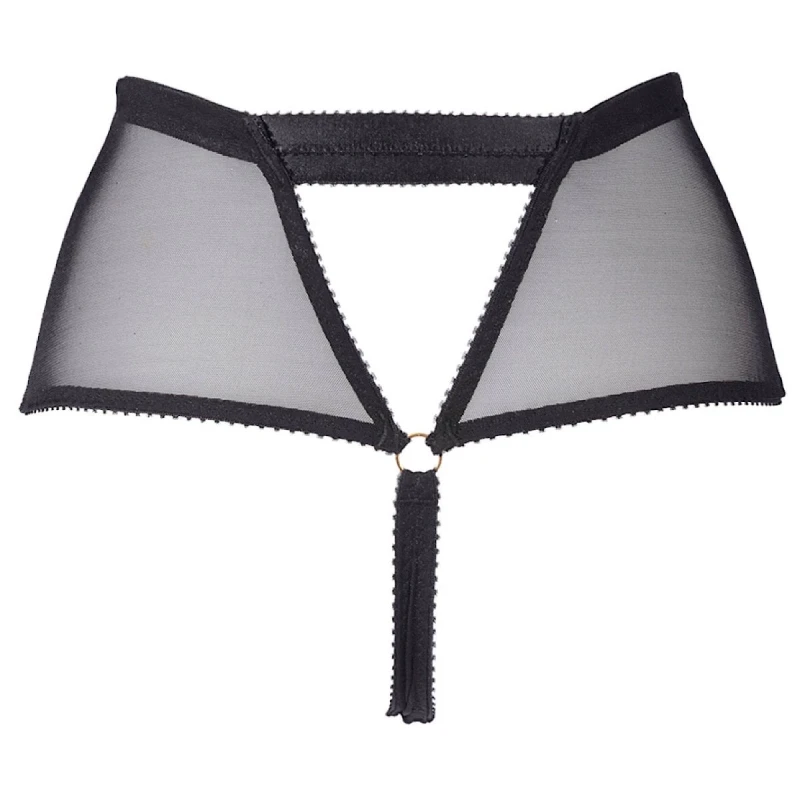 Arabella durchsichtiger Spitzen-Tanga mit hoher Taille