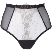 Arabella durchsichtiger Spitzen-Tanga mit hoher Taille