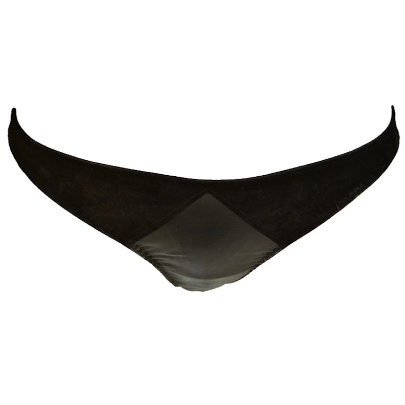 Ava Mini-Slip aus Leder und Wildleder