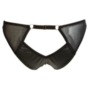 Ava Mini-Slip aus Leder und Wildleder