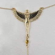 „Der Atem der Isis“ Nieren-Taillenkette aus Gold