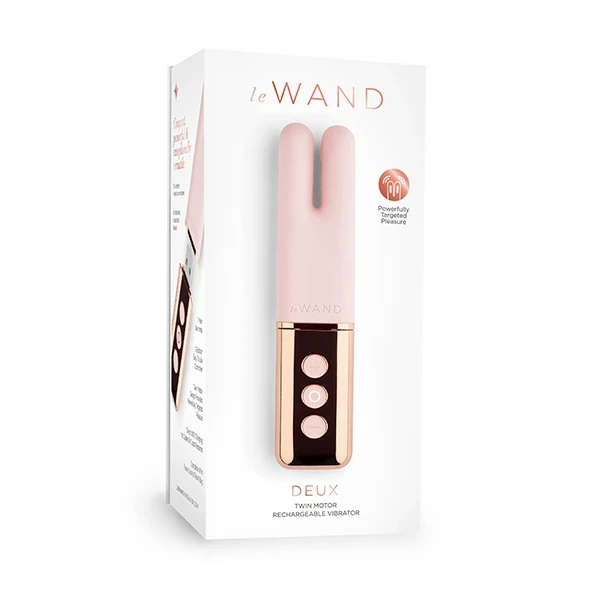 LE WAND - DEUX TWIN MOTOR RECHARGEABLE VIBRATOR ROSE GOLD