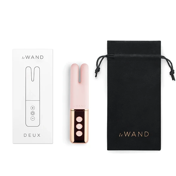 LE WAND - DEUX TWIN MOTOR RECHARGEABLE VIBRATOR ROSE GOLD