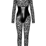 Enigma Spitzen Catsuit mit Unterbrustmieder