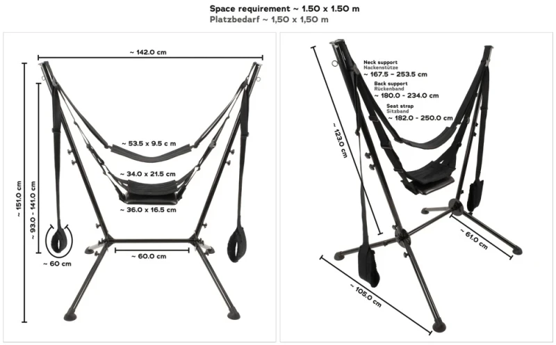 FREE STANDING SEX SWING