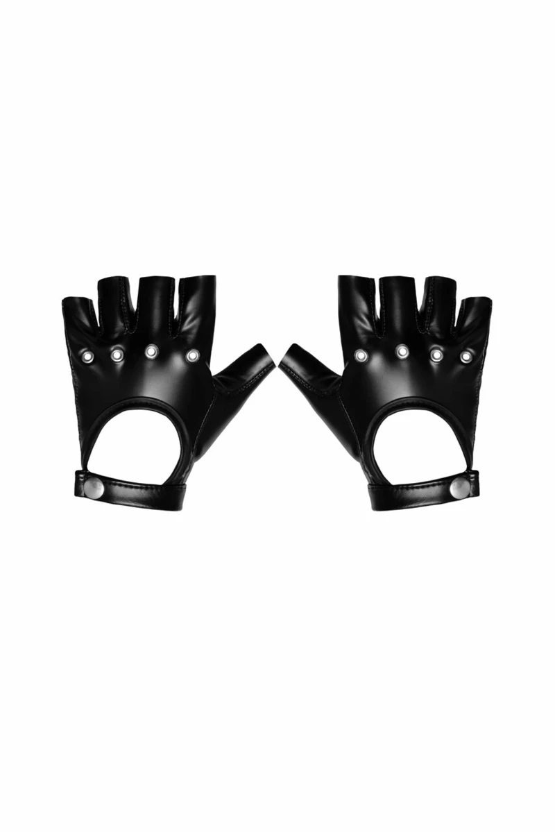 Fingerlose Powerwetlook Handschuhe