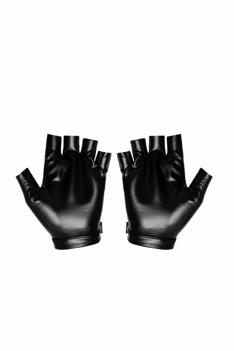 Fingerlose Powerwetlook Handschuhe