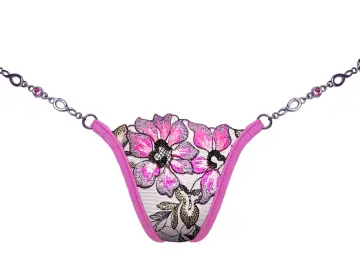 Garden of Love - Pink - Luxus Mini V-String