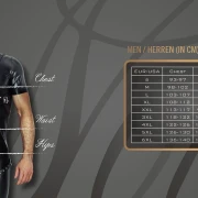 Herren T~Shirt aus Powerwetlook mit 3D Netzeinsätzen