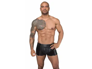 Herrenshorts aus Powerwetlook und 3D Netz