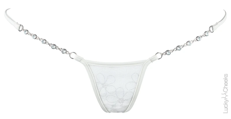 Ivory Pearl - Luxus Micro G-String