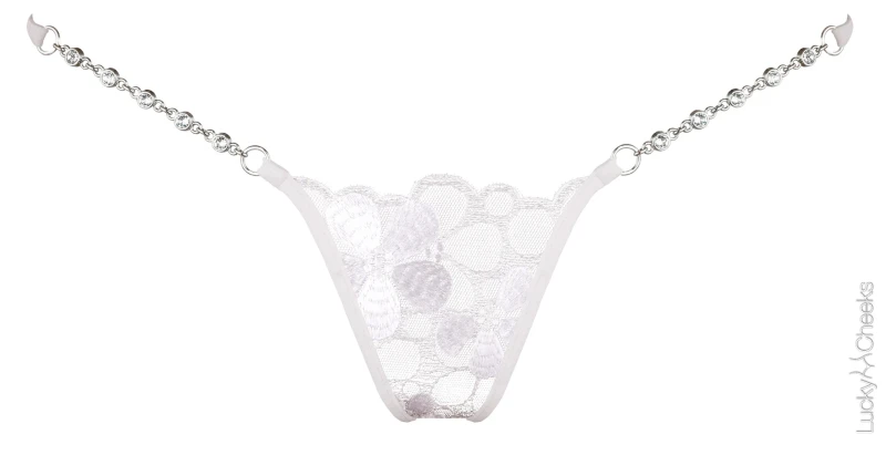 Ivory Pearl - Luxus Mini G-String