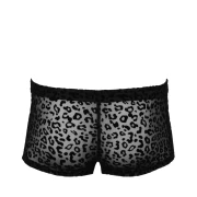 Kurze Shorts mit Leopardenmuster