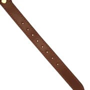 LIEBE SEELE - AUGENBINDE AUS LEDER - SCHWARZ, BRAUN & GOLD