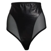 Lexi Slip aus Leder mit hohem Bund