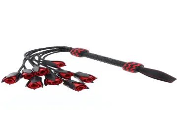 Masters Real Leather Roses Whip