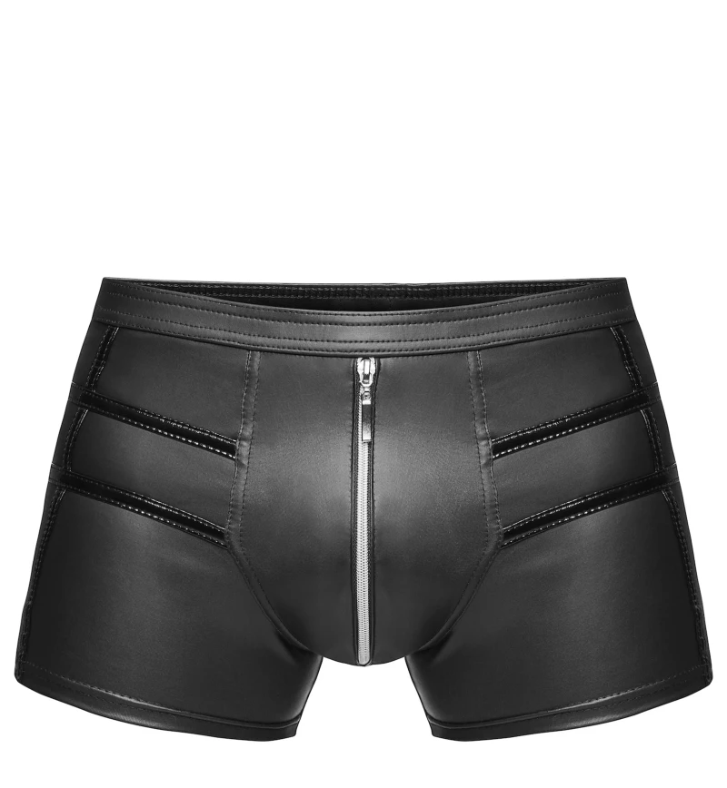 Herren-Shorts mit PVC~Applikation