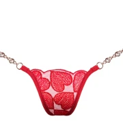 Queen of Hearts - Roter Luxus Micro G-String