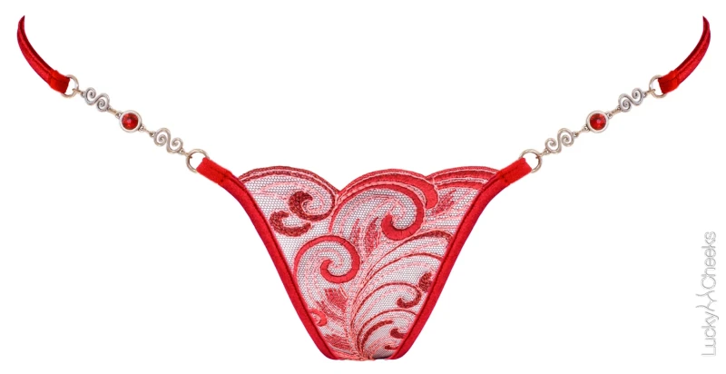 Red Love - Luxus Mini G-String