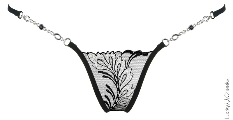 Silver Moon - Luxus Mini G-String