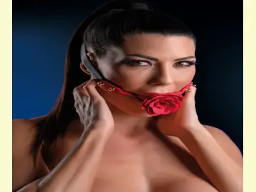 Wild Roses Ball Gag